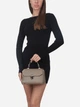 Сумка кросс-боди женская кожаная Regina Notte 3342 Серо-коричневая (RN2000000215860) - изображение 2