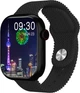 Смарт годинник Smart V9 PRO MAX з AMOLED дисплеєм 2.1", Bluetooth 5.2 з дзвінками, фітнес-трекер з пульсометром, тонометром та SpO2, 380 мАг, 2 ремінці в комплекті, розумні годинники для Android та iOS - зображення 2