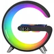 Ночник-лампа смарт G-Smart RGB Light Sound Machine Чорний 15 Вт/256 режимів підсвічування з бездротовою зарядкою та Bluetooth-колонкою - зображення 1