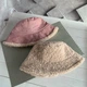 Панама двухсторонняя зимняя теплая плюшевая Plush розовая Tanworders - изображение 2