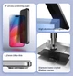 Анти-Шпион защитное стекло для iPhone 15 Plus VOKAMO Ocover Diamond Privacy Black - изображение 6