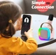 Мини-детское караоке K12 с 1 беспроводным микрофоном, портативными беспроводными динамиками со стерео басами - изображение 2