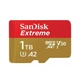 Карта памяти microSDXC 1TB SanDisk Extreme, 190MB/s чтение, 130MB/s запись, UHS-I U3, V30, с адаптером - изображение 2