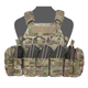 Плитоноска Warrior Assault Systems Dynamic Combat System с подсумками АК 7,62 size L multicam - изображение 1