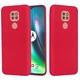 Силиконовый (TPU) чехол Deexe Silicone Case для Motorola Moto G9 Play / Moto E7 Plus - Red - изображение 1