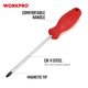 Отвертка крестовая WORKPRO PH3x150мм CR-V WP221011 - изображение 2