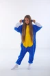Детские Кигуруми Слип пижама Для Девочек Kigurumi Ёж Соник Sonic Сине-желтый 100-110 см. (2052) - изображение 4