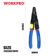 Клещи для обжима/снятия изоляции WORKPRO 210 мм, мультифункциональные PRO WP291009 - изображение 3