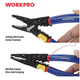 Клещи для обжима/снятия изоляции WORKPRO 210 мм, мультифункциональные PRO WP291009 - изображение 4