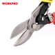 Ножиці по металу WORKPRO лівий різ 250 мм CR-MO PRO PLUS WP214020 - зображення 4
