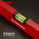 Уровень алюминиевый с магнитной базой WORKPRO 400 мм, 0.5 мм PRO WP262010 - изображение 4