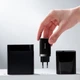 Мережевий зарядний пристрій Baseus Super Si Pro Quick Charger Type-C+USB 30W адаптер зі швидкою зарядкою black - зображення 7