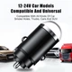 Автомобильное зарядное устройство 18W Olaf Mini Быстрая зарядка USB+Type-C Black (718562052362) - изображение 11