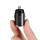 Автомобильное зарядное устройство 18W Olaf Mini Быстрая зарядка USB+Type-C Black (718562052362) - изображение 12