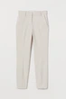 Брюки H&M 54 кремовый 2010751471 - изображение 1