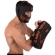 Макивара тай-пэд кожаная пады для тайского бокса Zelart Fight Gear 3147 35х18х8см Black-Orange - изображение 6