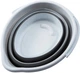Відро складане МВМ MY HOME BIN-17 10L WHITE/GRAY Біло-сіре - изображение 2