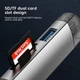 Кардридер Multifunction 6 в 1 Micro USB OTG/USB 2.0/Type-C to TF/SD/USB 366 Серый - изображение 3