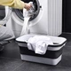 Відро складане МВМ MY HOME BIN-19 16L WHITE/GRAY Біло-сіре - зображення 4