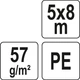 Брезент Для Навісу 5 х 8 м (57 гр/м²) FLO (85135) - зображення 2