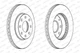 Тормозные диски FERODO DDF1279 Chevrolet Aveo, Lacetti; Opel Astra; Dodge Neon; Daewoo Nexia; Zaz Sens 569054, 96471274, 96574633 - изображение 2