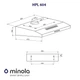Вытяжка плоская Minola HPL 604 WH - изображение 9