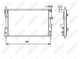 Радиатор охлаждения двигателя NRF 53464 Mitsubishi Colt MN130393 - изображение 2