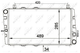 Радиатор охлаждения двигателя NRF 58250 Skoda Felicia 6U0121251, 443511158102, 443511144102 - зображення 5