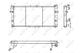 Радиатор охлаждения двигателя NRF 52020 Mazda 626 FS1915200E, FS1915200D, FPA115200 - зображення 5