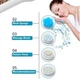 Массажная щетка для тела 5 в 1 Spin Spa Brush Белая (kt-WN-01) - изображение 4