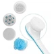 Массажная щетка для тела 5 в 1 Spin Spa Brush Белая (kt-WN-01) - изображение 6