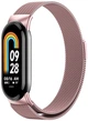 Ремешок Drobak Milanese Loop для Xiaomi Mi Smart Band 8/9/10 Rose Pink (191961) - изображение 1