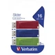 USB флеш накопичувач Verbatim 3x16GB Slider Red/Blue/Green USB 2.0 (49326) - зображення 8