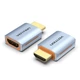 Адаптер HDMI-HDMI 2.1 Vention F/M Aluminum Alloy 8K 60Hz 4K 120Hz 2K 144Hz 48Gbps gold-plated Blue (AIVHO) - зображення 1