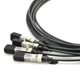 Оптический патчкорд Alistar QSFP to 4SFP+ 40G Directly-attached Copper Cable 1M (DAC-QSFP-4SFP+-1M) - изображение 3