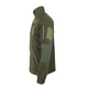 Кофта Флисовая хакі с Липучками (Велкро Панели) Military Khaki розмір 52 - изображение 3