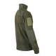 Кофта Флисовая хакі с Липучками (Велкро Панели) Military Khaki розмір 52 - изображение 5