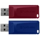 USB флеш накопичувач Verbatim 2x32GB Store'n'Go Slider Red/Blue USB 2.0 (49327) - изображение 3