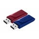 USB флеш накопичувач Verbatim 2x32GB Store'n'Go Slider Red/Blue USB 2.0 (49327) - изображение 5