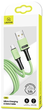 Kabel Usams U52 micro-USB 2A Fast Charge 1m Zielony (6958444989013) - obraz 3