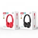Наушники беспроводные bluetooth проводные 2в1 компактные XO BE22 Stereo Wireless Headphone Black - изображение 10