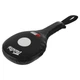 Ракетка для тхэквондо одинарная кожаная Fairtex MMA Performance FTX034 Black (2шт) Black - изображение 5