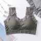 Жіночий топ з мереживом топік бюстгальтер бралет ліф Honey Fashion Accessories One Size (S/M) зелений (2-32) - зображення 1