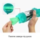 Портативная поилка для собак дорожная бутылка с пакетом 300 мл Бирюзовый (PSM-300B) - изображение 3