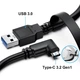Кабель для Oculus Quest USB3.0 - Type-C 3.2 Gen1 5 м Черный (OCAC-5MB) - изображение 4