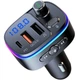 FM-трансмиттер модулятор T65 QC3.0 PD 18W Черный (FMT65) - изображение 2