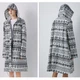 Дождевик женский с сумкой XL Чорно-білий (PDJN-BW-XL) - изображение 5