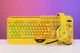 Клавіатура мембранна 2E GAMING KG315 110key, USB-A, EN/UA, RGB, жовтий - зображення 3