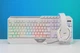 Клавіатура мембранна 2E GAMING KG315 110key, USB-A, EN/UA, RGB, білий - зображення 2