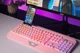 Клавіатура мембранна 2E GAMING KG315 110key, USB-A, EN/UA, RGB, рожевий - зображення 8